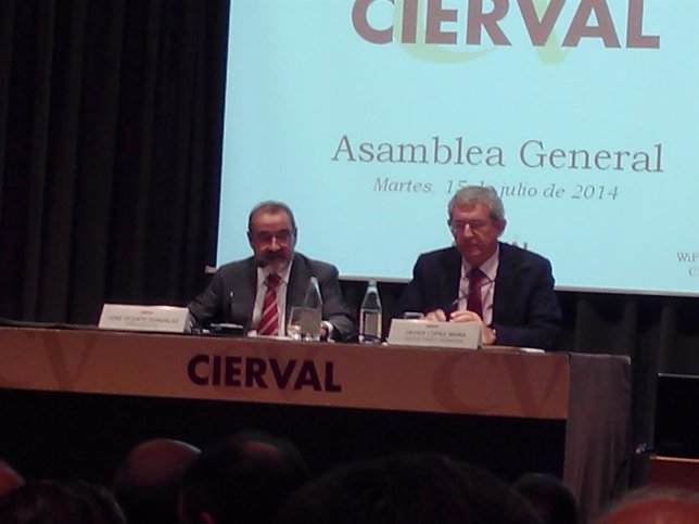 González en la clausura de la Asamblea General de Cierval