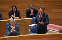 Feijóo esgrime que "todas" las facturas de la Xunta están "pagadas" y defiende el rigor de sus datos económicos