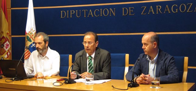 Alfonso, Sanmiguel y Moreno han presentado 'Zaragozaprovincia360'