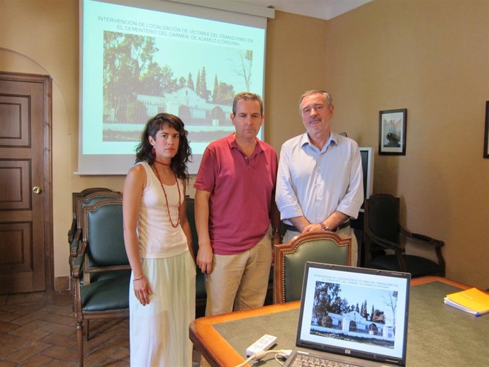 Naranjo (dcha.) junto a Espino y Barea