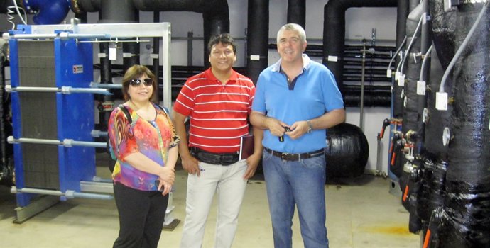 Visita de expertos de la Universidad Austral de Chile a Geolit