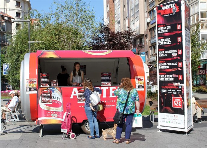 Punto de venta de entradas del Amstel Música en Grande