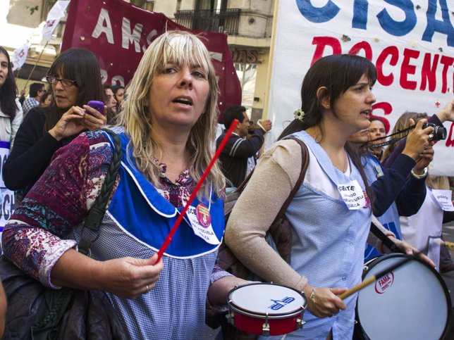 Huelga de profesores en Buenos Aires, Argentina