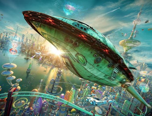 Nave de Futurama 3D
