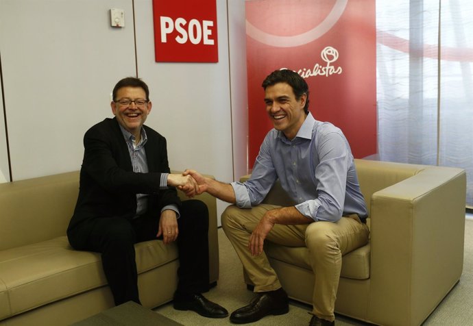 Pedro Sánchez con Ximo Puig