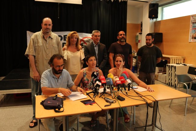 Rueda de prensa de la plataforma Sabadell Lliure de Corrupció