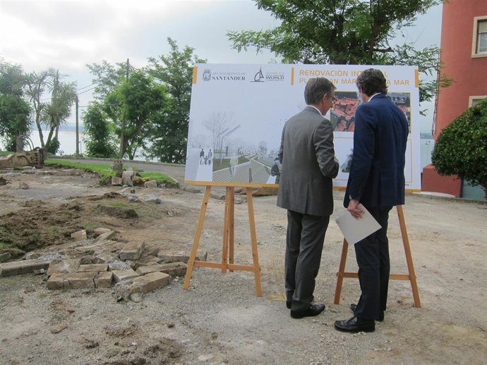 Obras de Remodelación de la plaza de San Martín del Mar