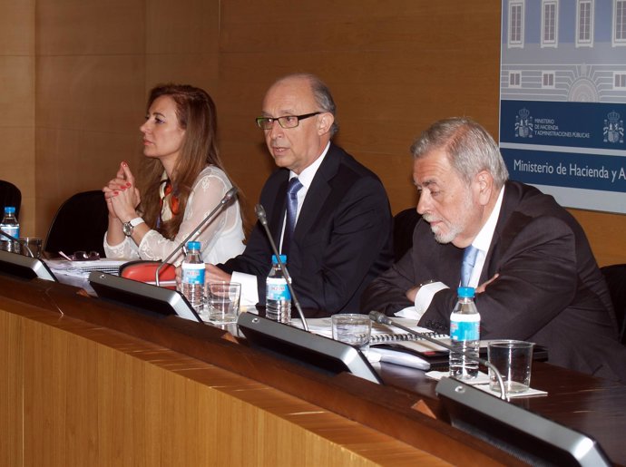 El ministro de Hacienda, Cristóbal Montoro, en el CPFF