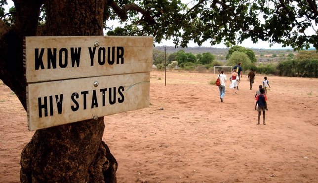 Campaña de diagnóstico del VIH en Simonga (Zambia)