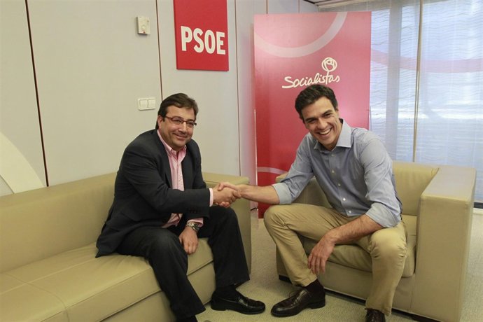 Pedro Sánchez y Gillermo Fernández Vara