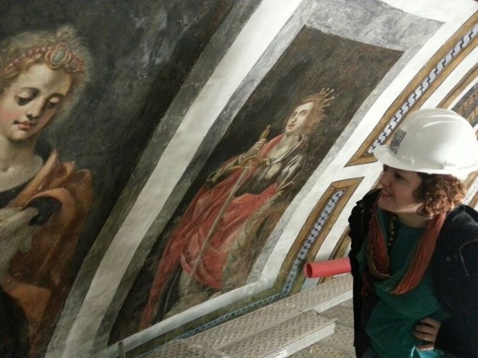 Visitas a las obras de la iglesia del Santo Cristo de la Salud de Málaga