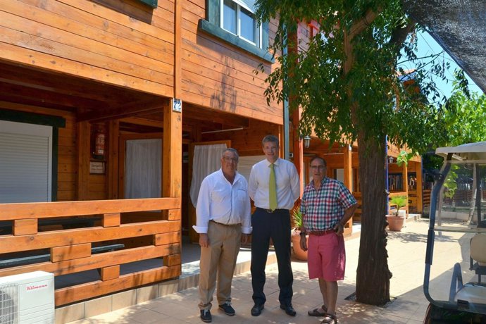 Daniel Marco visita el camping Oasis de Oropesa (Castellón)