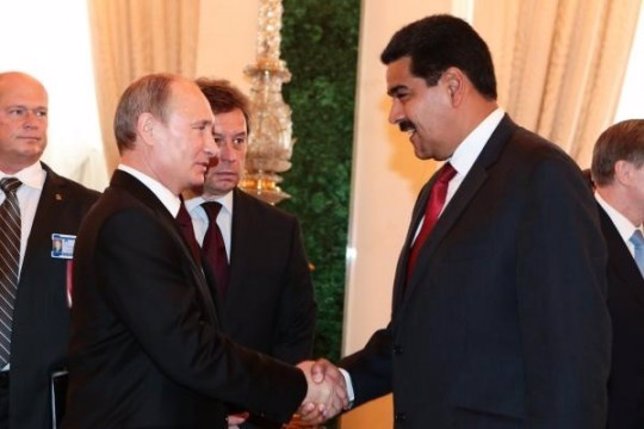 Vladimir Putin recibe a Nicolás Maduro en el Kremlin