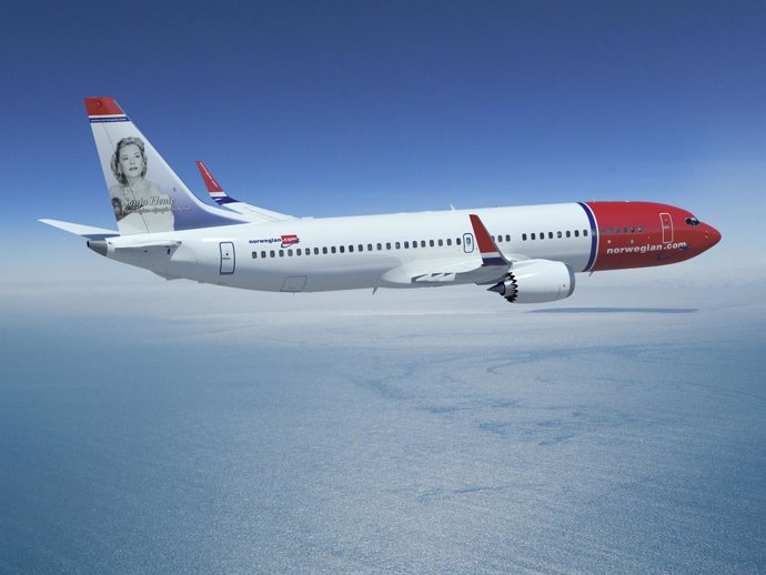 Avión 737-MAX De Norwegian