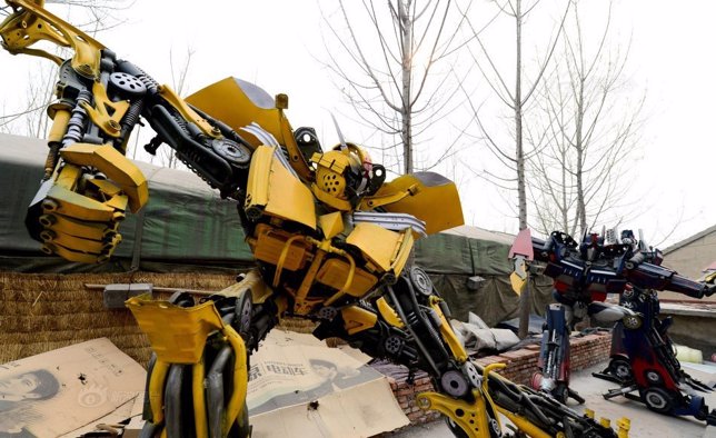 Transformers creados por granjeros chinos