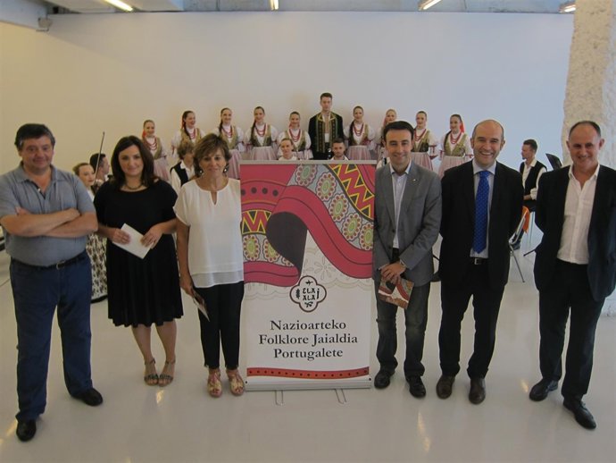 Presentación del Festival de Folklore de Portugalete