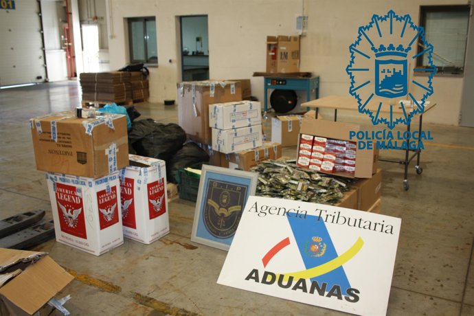 Tabaco, picadura para liar, puros, confiscados, aprehendidos