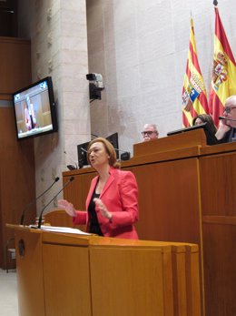La presidenta de Aragón, Luisa Fernanda Rudi.