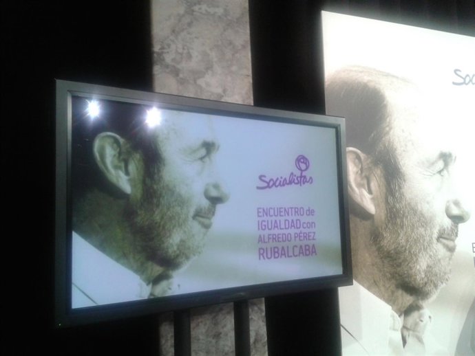 Rubalcaba acto por la Igualdad 