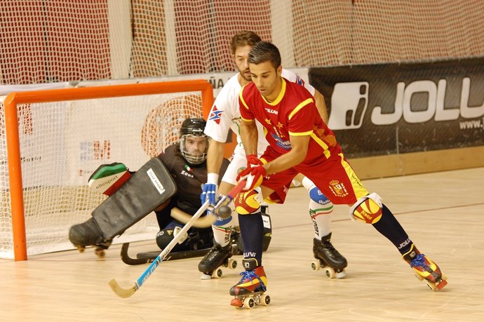 España e Italia empatan en el Europeo de Hockey Patines