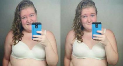 Instagram censura una selfie en de una joven talla XL por error
