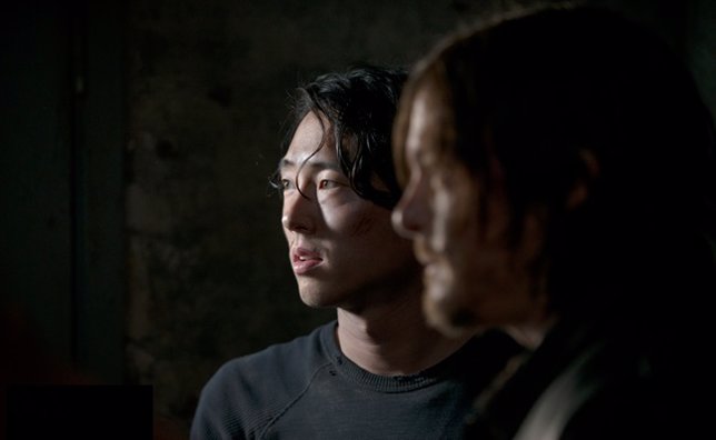 Daryl y Glenn en la 5ª temporada de TWD