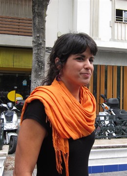 Teresa Rodríguez, eurodiputada de Podemos