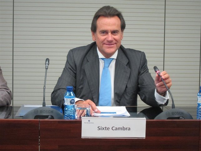 El presidente del Puerto de Barcelona Sixte Cambra