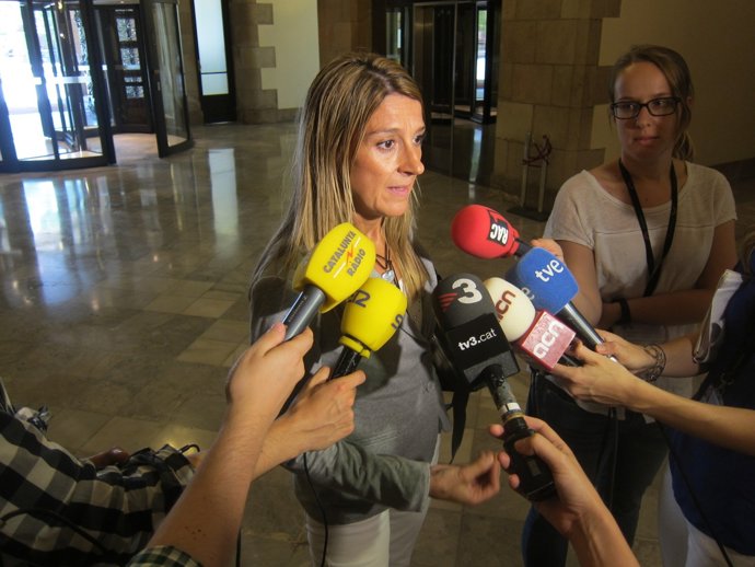 La miembro de la plataforma Avancem, Glòria Plana