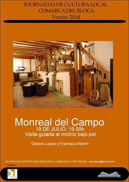 Cartel de las II Jornadas de Cultura Local de la Comarca del Jiloca