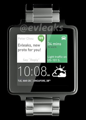 Un 'smartwatch' HTC con Android Wear, filtrado en imágenes