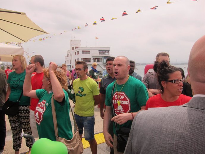 Protestas en la Feria de Día