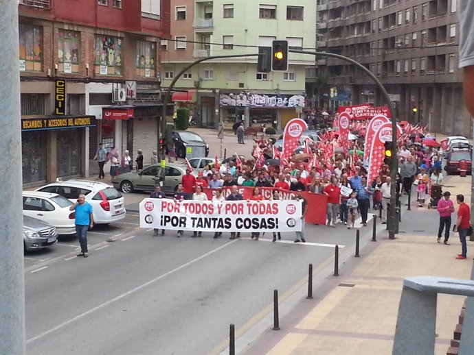 Manifestación en Torrelavega