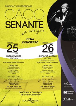 Cartel del actuación