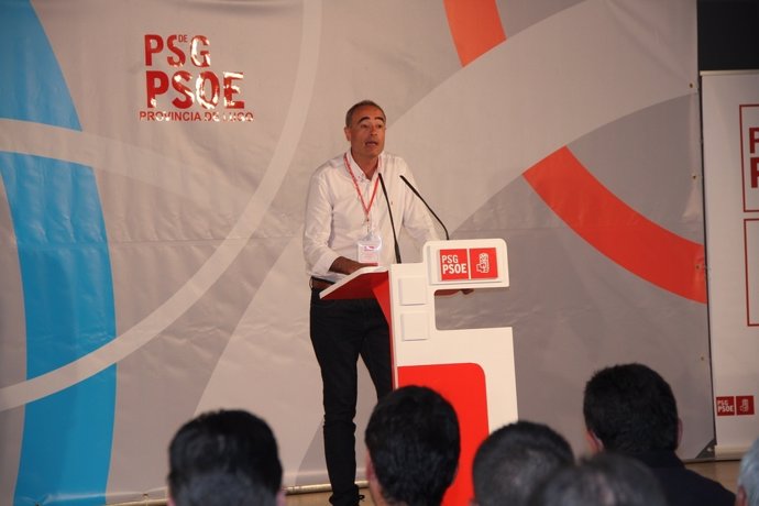 El secretario provincial del PSOE en Lugo, Juan Carlos Gómez Santín