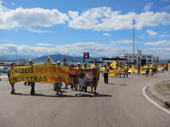 Marcha de afectados por derribos 