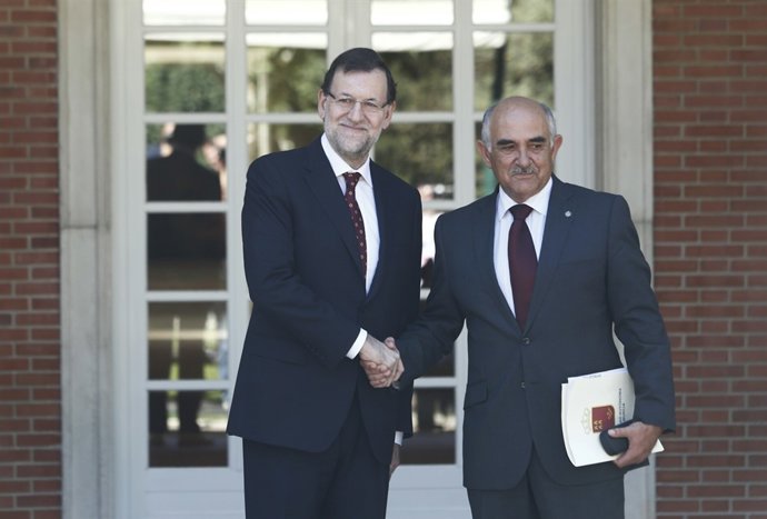 Mariano Rajoy y Alberto Garre