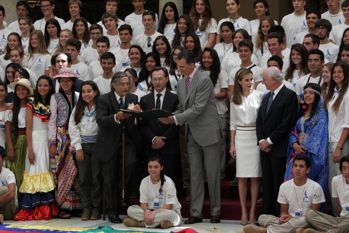 Los reyes reciben ruta bbva