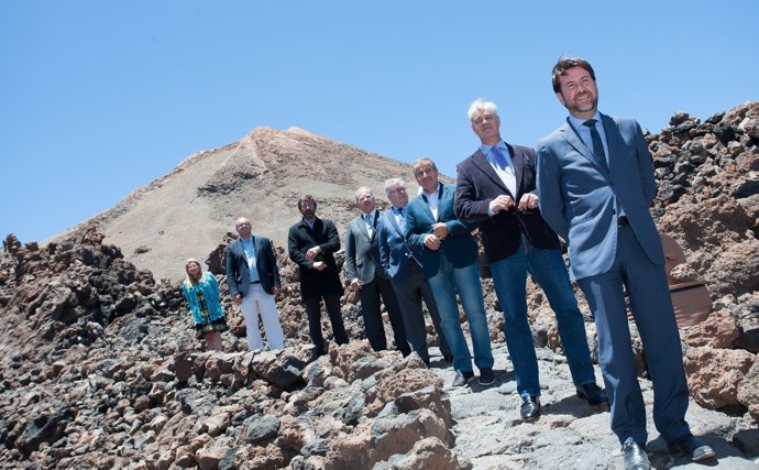 Presidentes de los Cabildos en el Teide