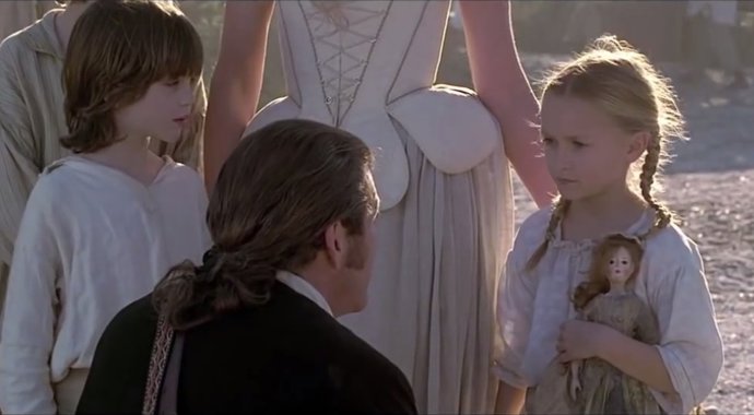 A atriz ficou conhecida pelo seu papel no Patriota