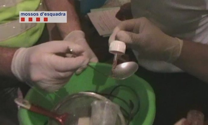 Red de tráfico de cocaína con laboratorio en Barcelona