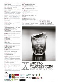 La X edición de 'Agosto Clandestino' reunirá a 35 poetas y homenajeará a Ana María Matute y a la saga Panero