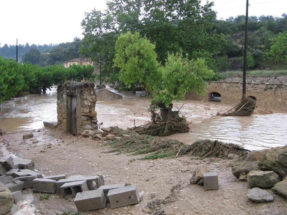 Lluvias en Valjunquera
