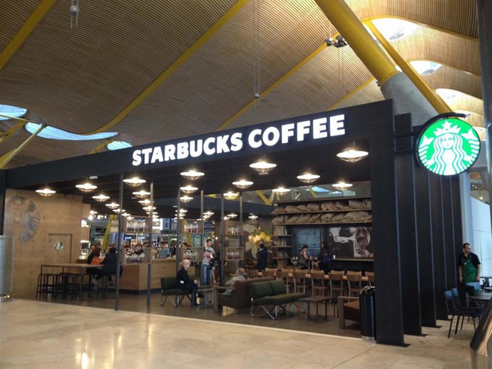 Starbucks en T4 de Madrid 
