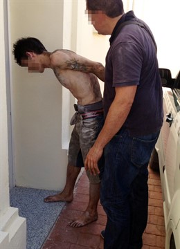 La Guardia Civil detiene a un individuo tras ocultarse en una chimenea