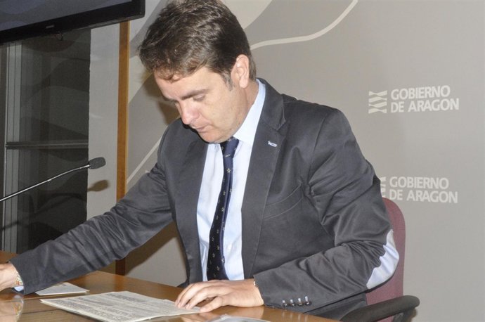 El portavoz del Gobierno de Aragón, Roberto Bermúdez de Castro. 