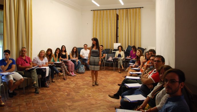 Gema Sancho, en los cursos de la UPO en Carmona