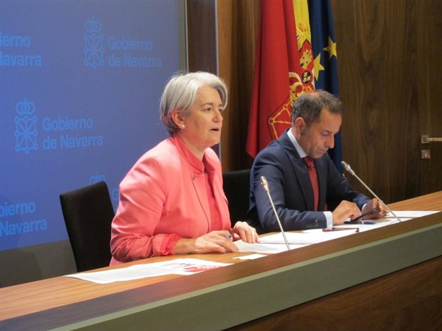 Lourdes Goicoechea y Juan Luis Sánchez de Muniáin.