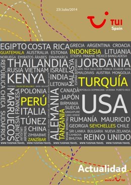 Nueva imagen del boletín de TUI