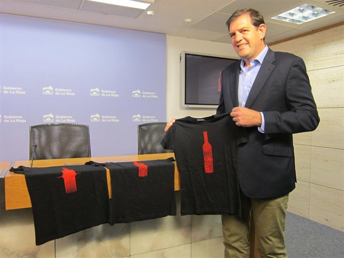 Iñigo Nagore, en la presentación del programa de 'El Rioja y los 5 sentidos'